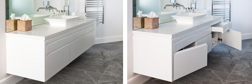 Vanity Lacquered and Caesar Stone